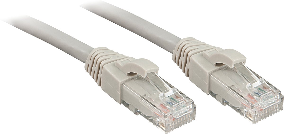 Lindy Rj45/Rj45 Cat6 30m 30m Cat6 U/UTP (UTP) Grijs netwerkkabel