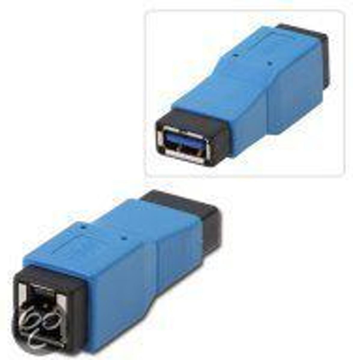 Lindy USB 3.0 Adapter Typ A/B USB Typ A Kupplung an USB Typ