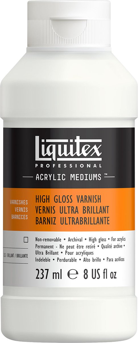 Liquitex Pro - Vernis - voor acrylverf - Glossy afwerking - 237ml