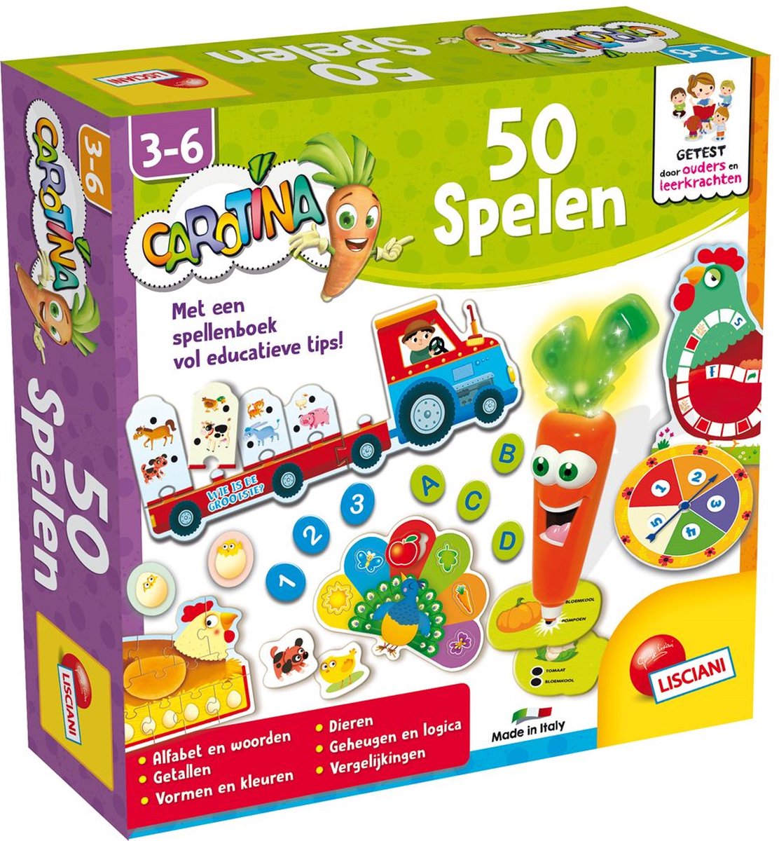 Lisciani - Carotina - 50 Spellen met Pratende Pen.