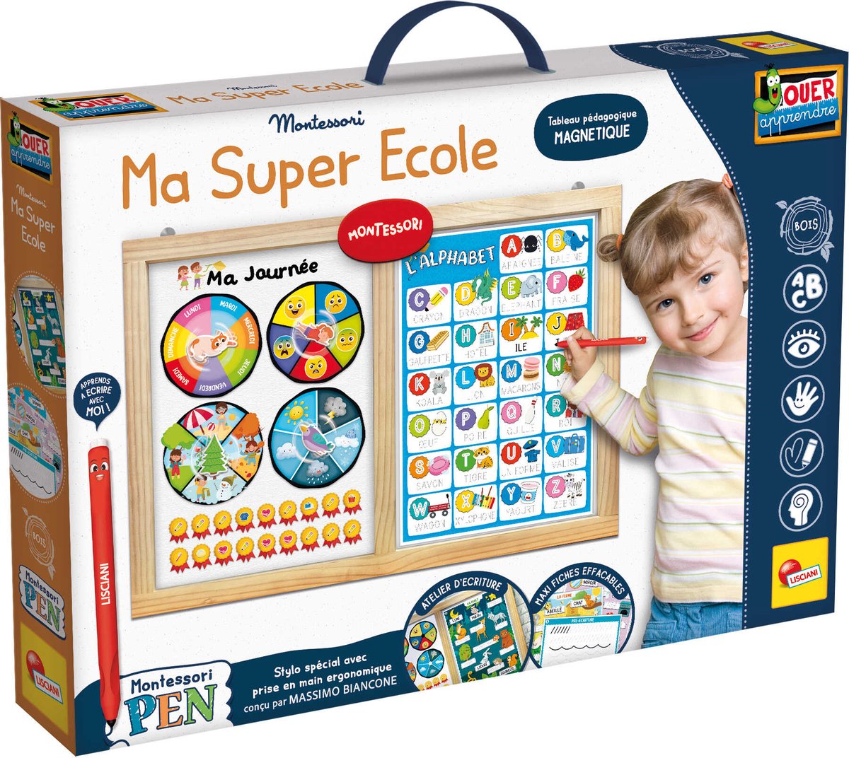Lisciani - Montessori Pen - Super école