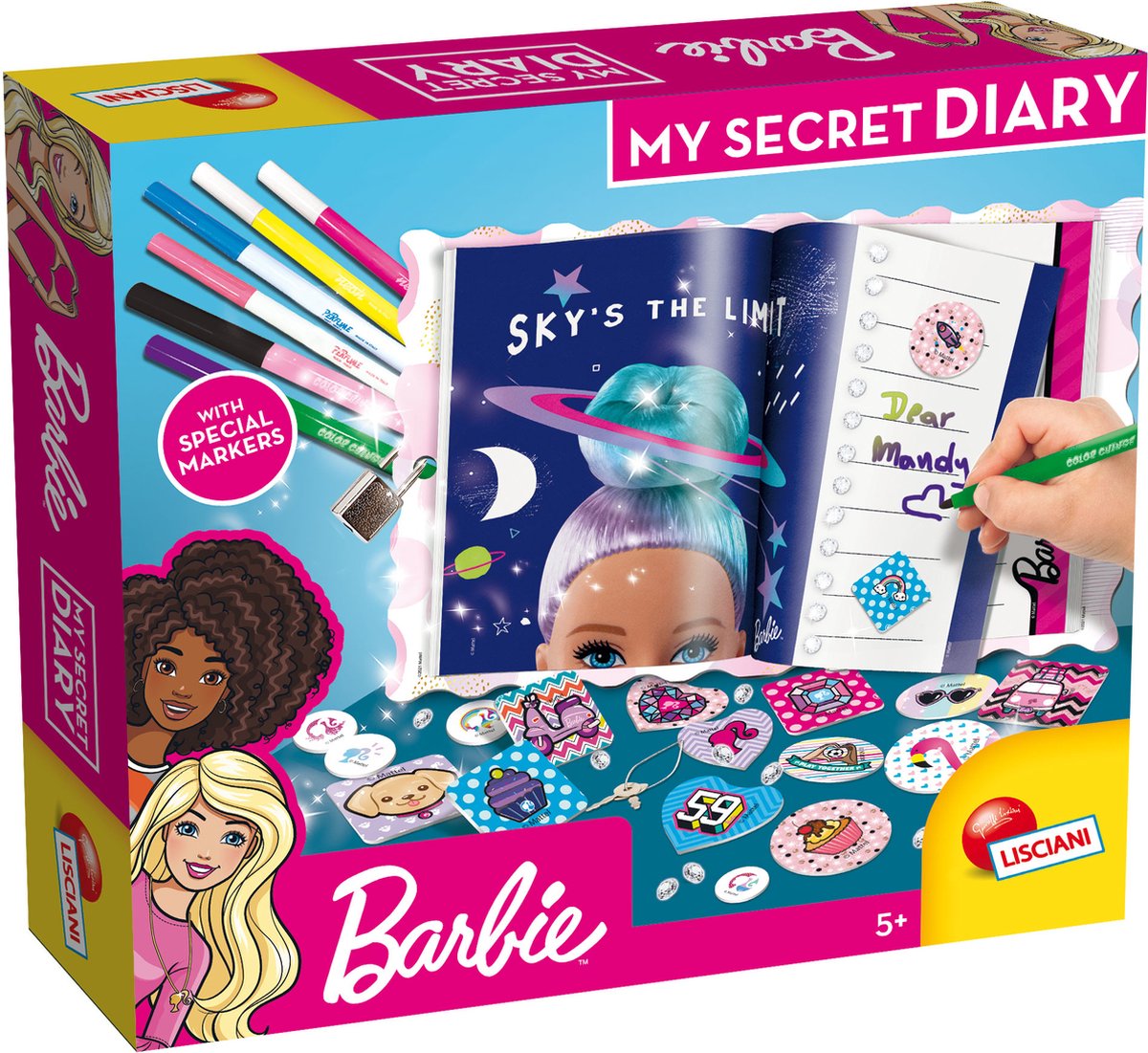Lisciani- Barbie mijn geheime dagboek