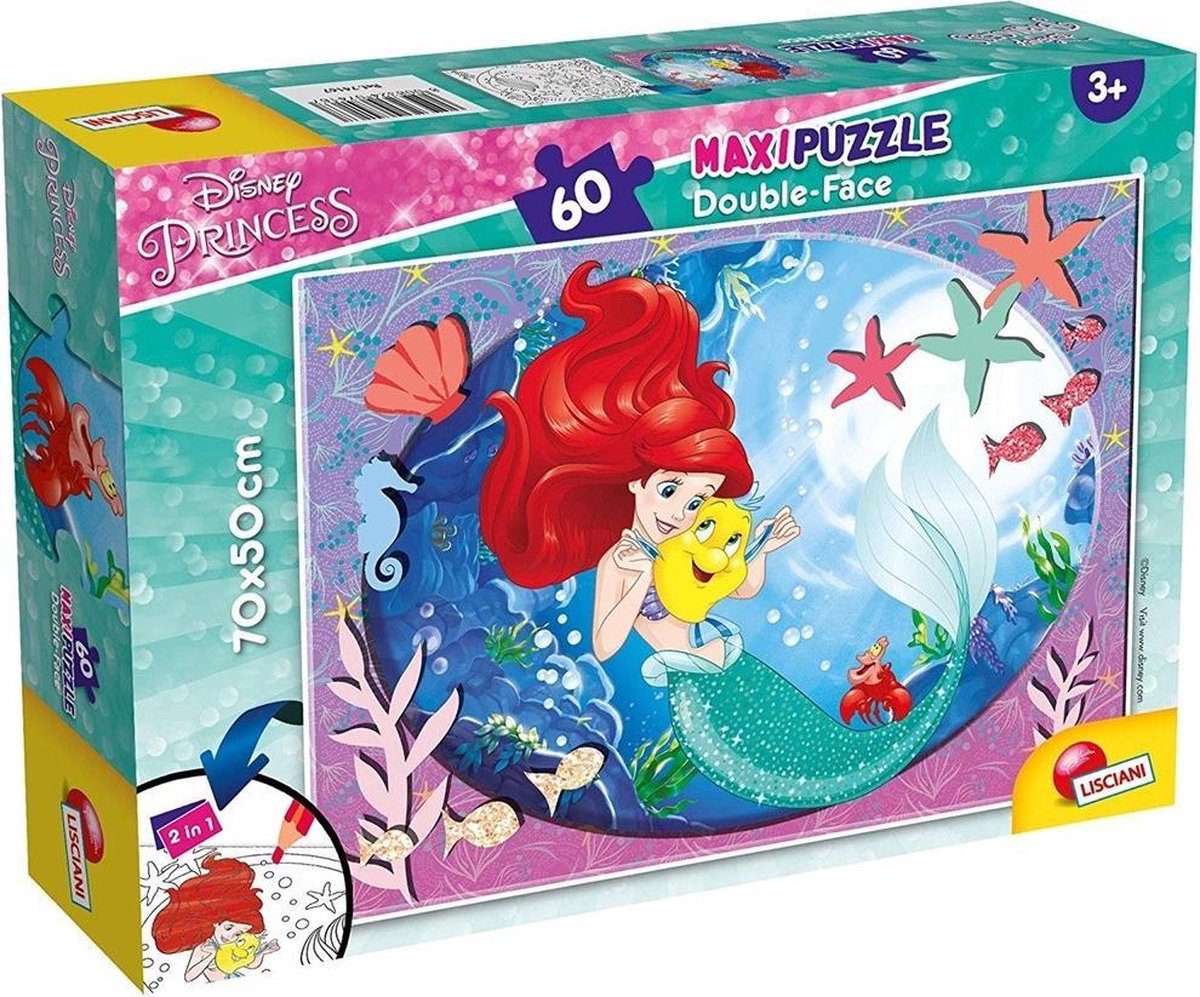 Lisciani Puzzle Df Supermaxi 60 Little Mermaid