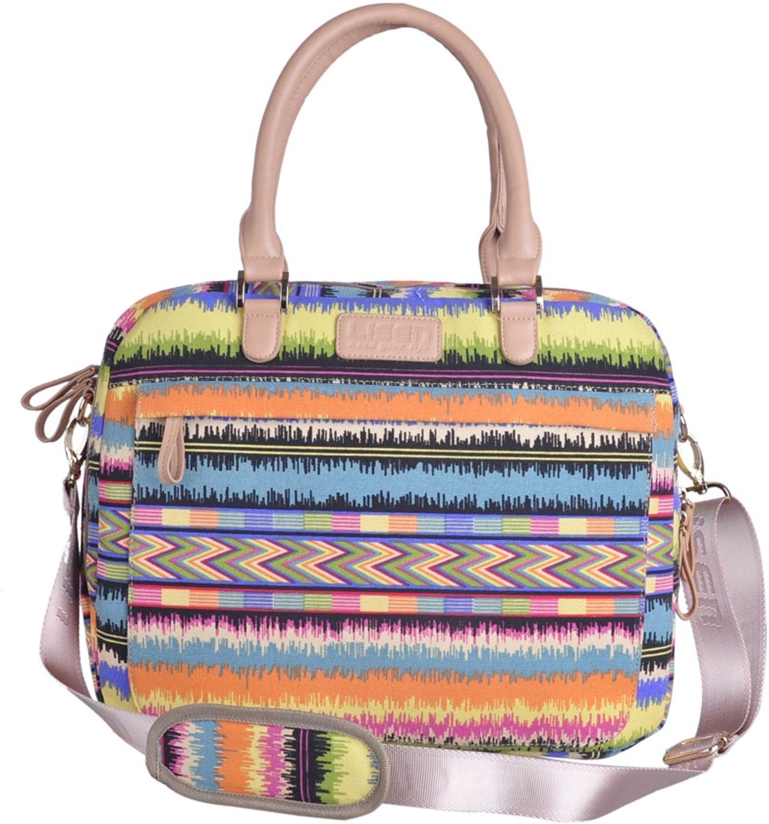 Lisen – Laptoptas tot 14 inch – Bohemian Style – Multi colour