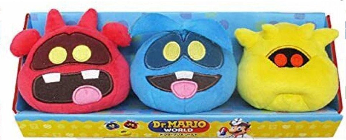 Dr. Mario - Virus Pluche 3-Pack