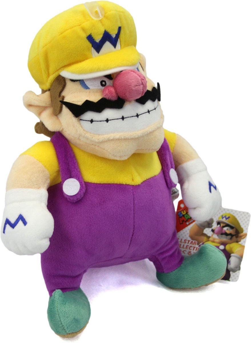 NINTENDO - SUPER MARIO - WARIO Plush 24 Cm