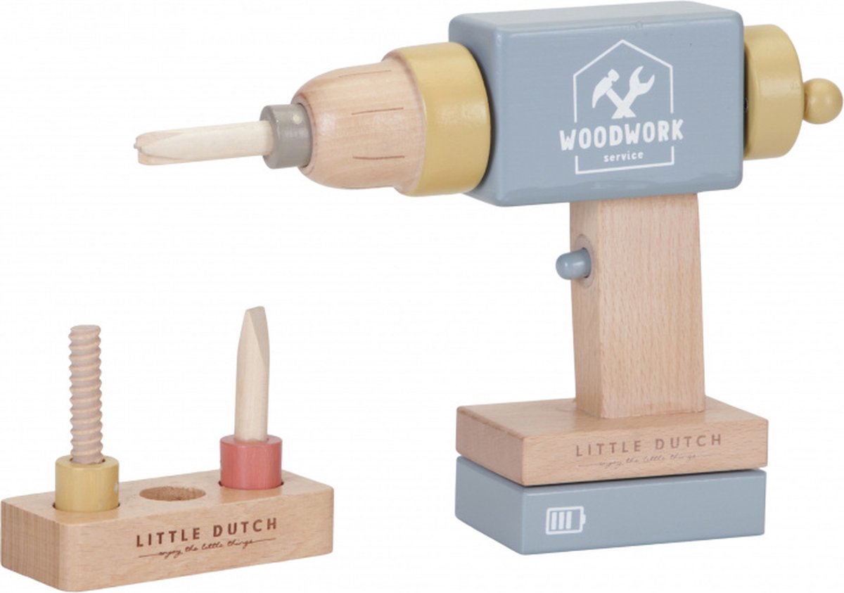 Little Dutch - Houten Boormachine - FSC