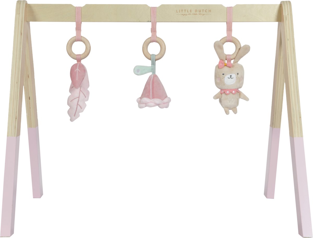 Little Dutch Houten Babygym roze