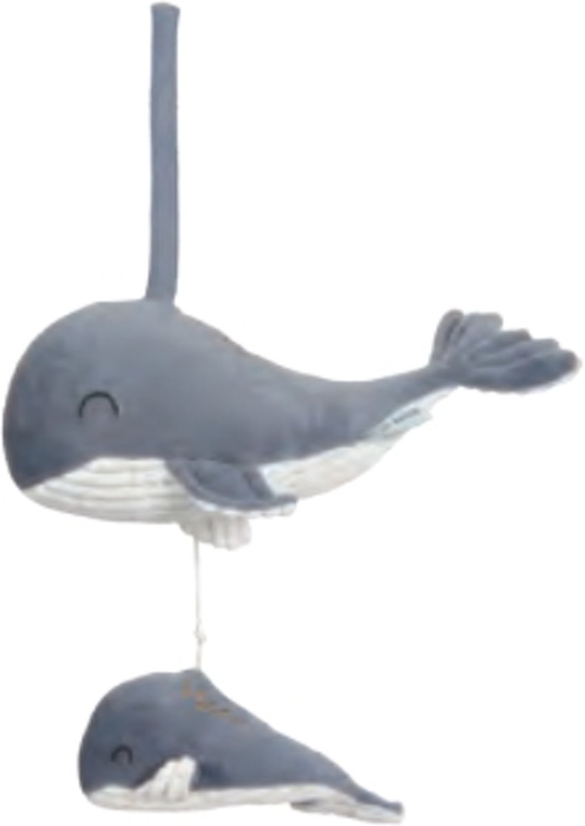 Little Dutch Muziekdoosje Walvis Ocean blue