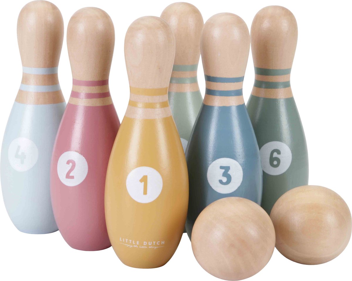 Little Dutch houten Bowlingset FSC