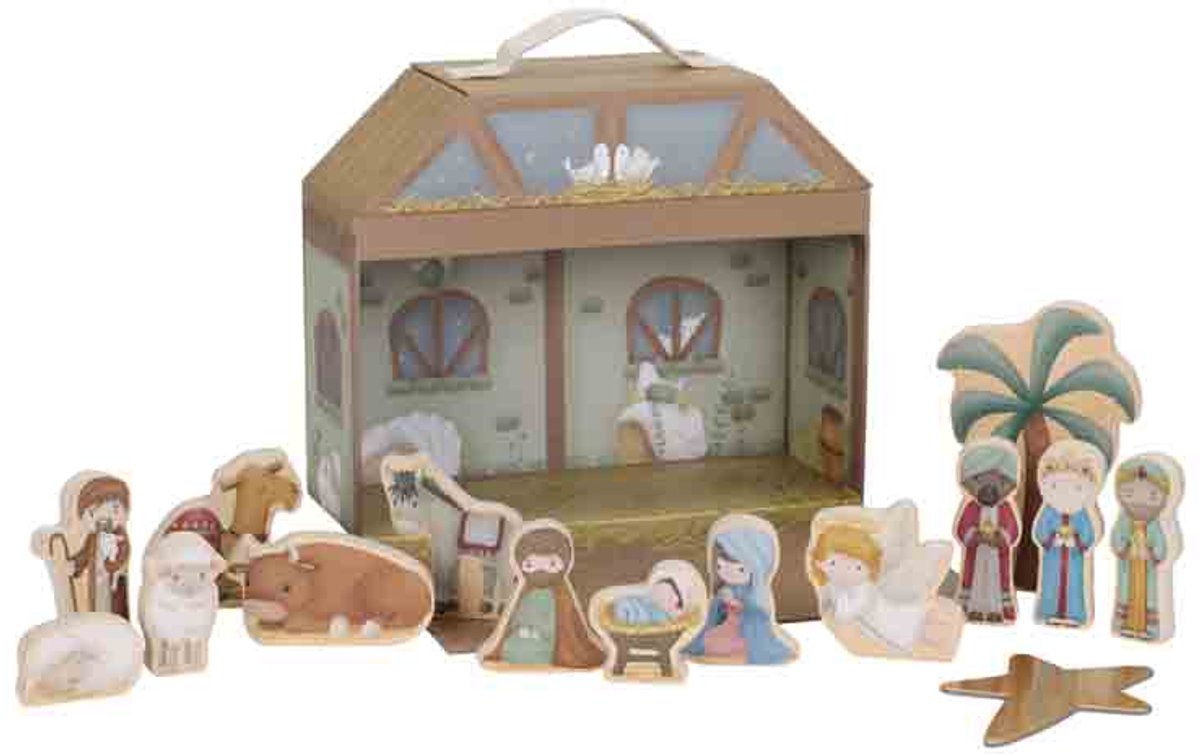   – Kerststal speelkoffer