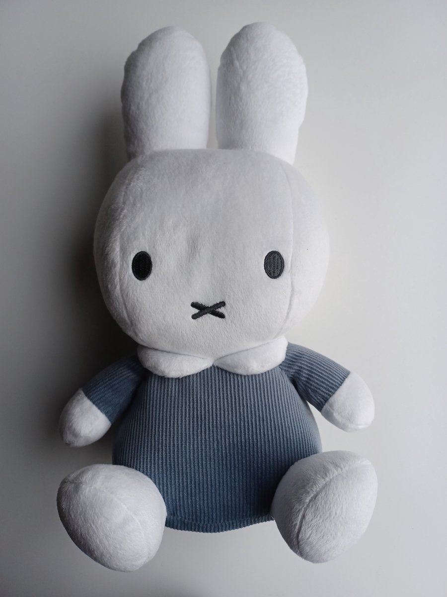 Nijntje - Blue Baby Rib - Knuffel - 32cm