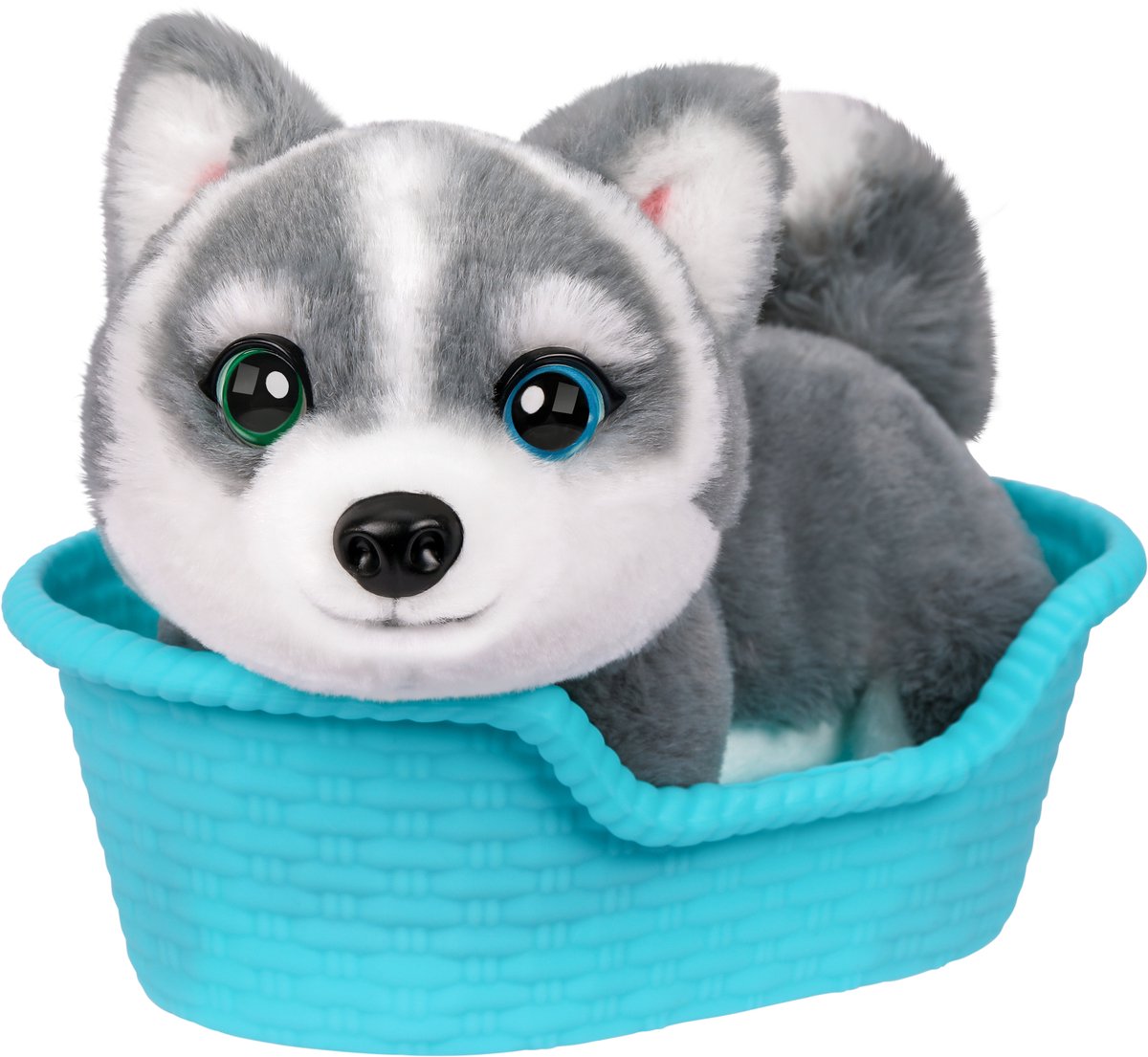   - My Really Real Puppy Minis - Aurora de Husky - Interactieve pluchen knuffel