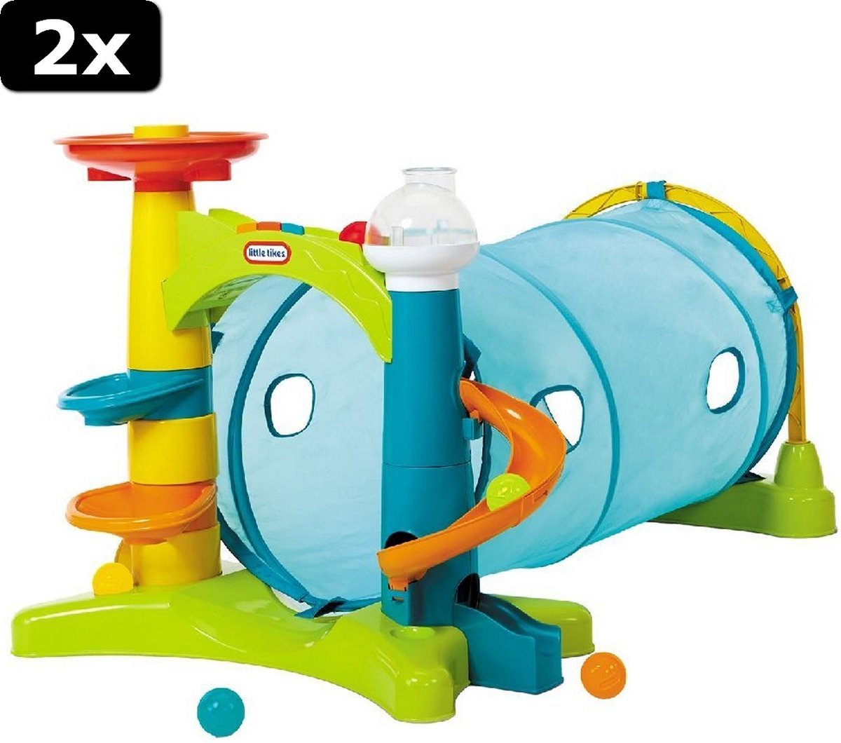 2x Little Tikes 2-in-1 Activity Tunnel