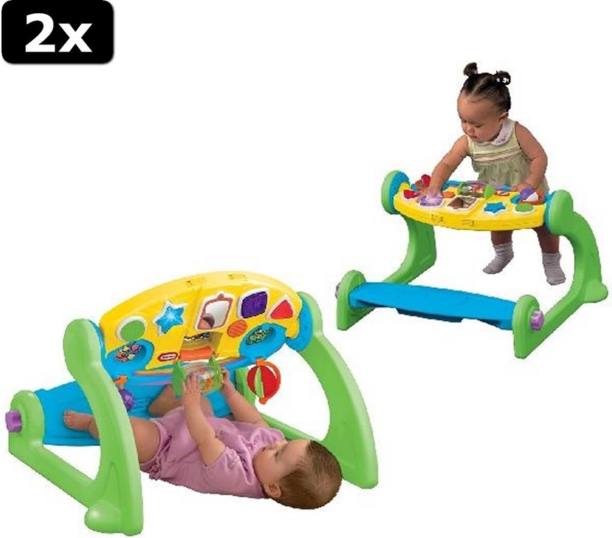 2x Little Tikes 5in1 Growing Gym Activiteitentafel