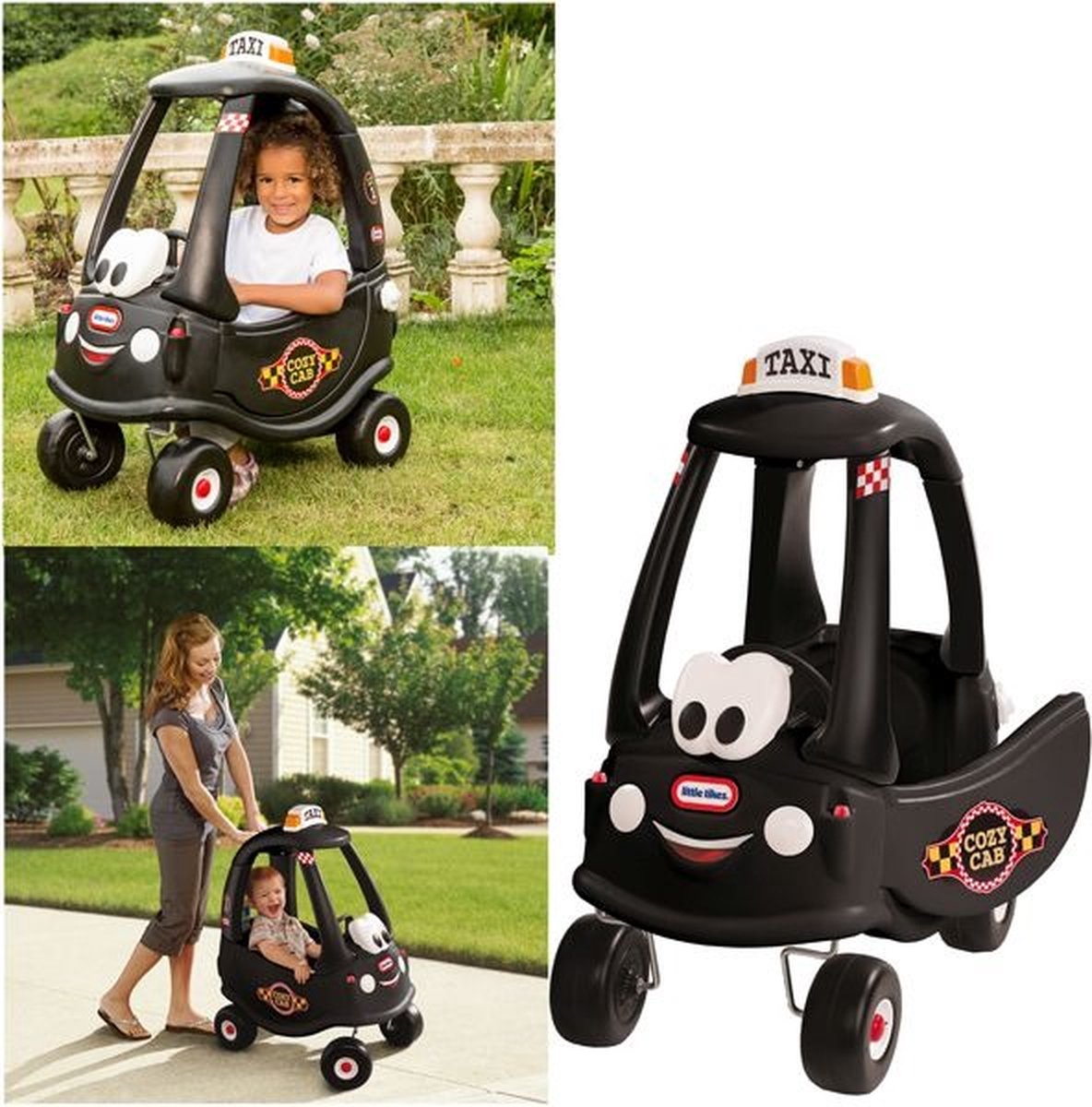 Little Tikes Cozy Coupe Taxi Loopauto Zwart