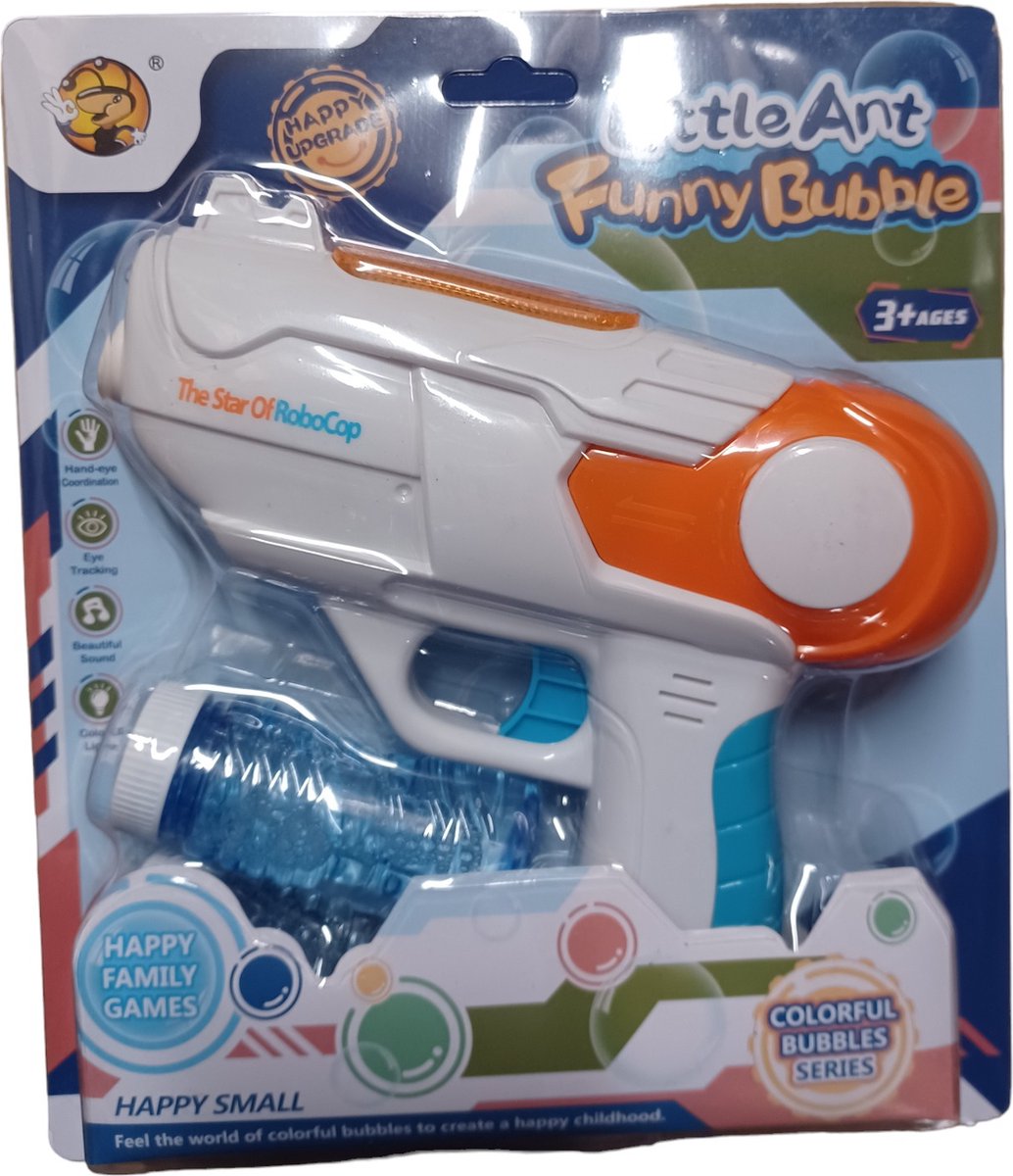 Bellen blaas Bubble Fun Space The star of RoboCop - met licht en geluid