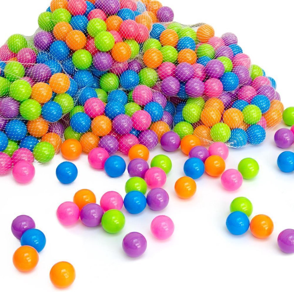 650 kleurrijke ballen voor ballenbad 5,5cm baby ballen plastic ballen baby speelballen pastel