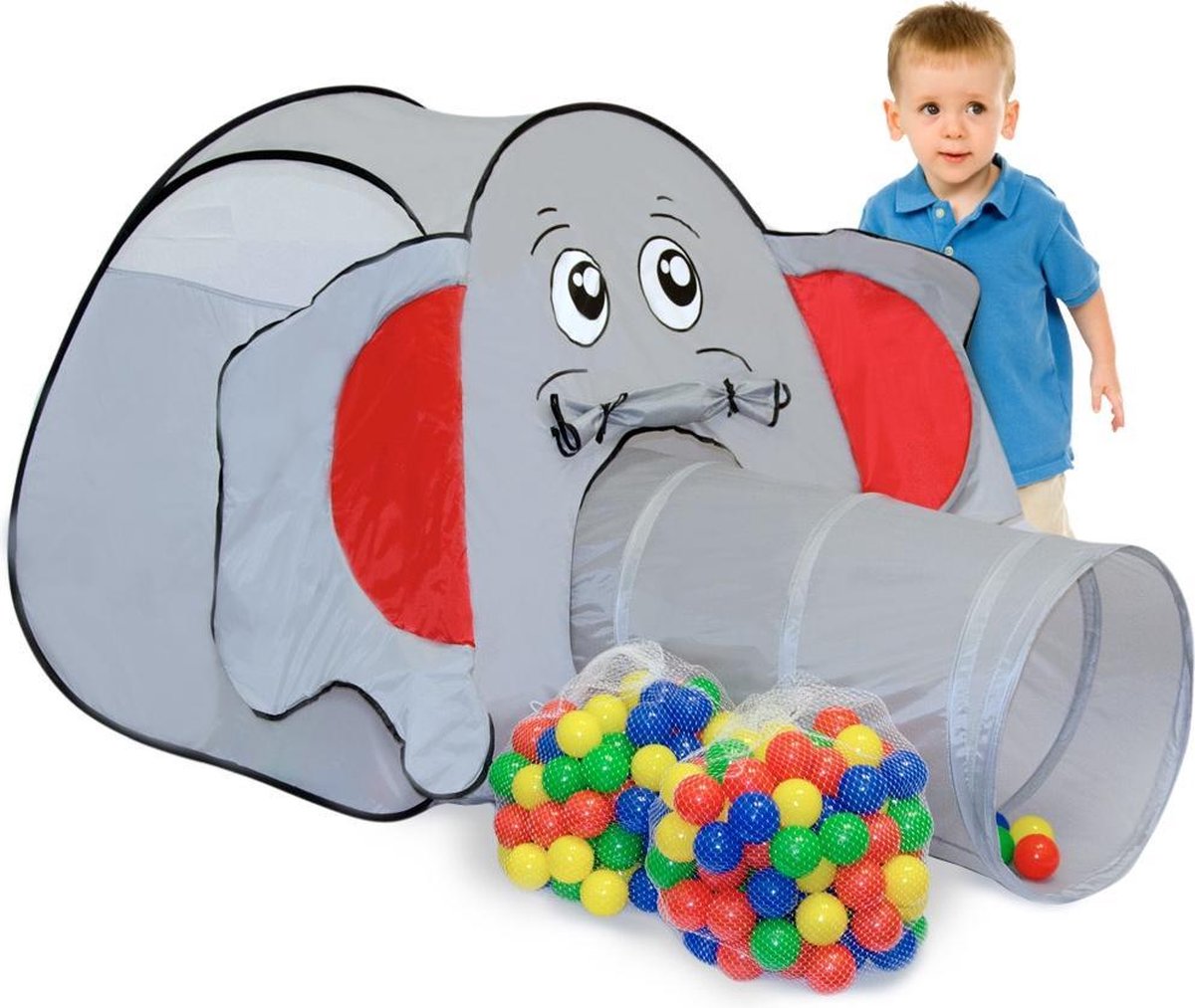 Kindertent Jumbo met 200 ballen