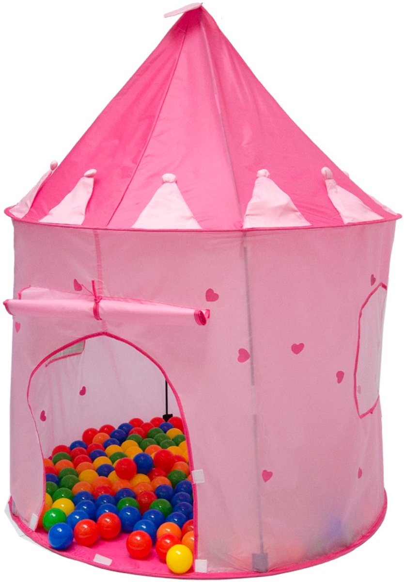 Speeltent roze ballenbadtent Shanti