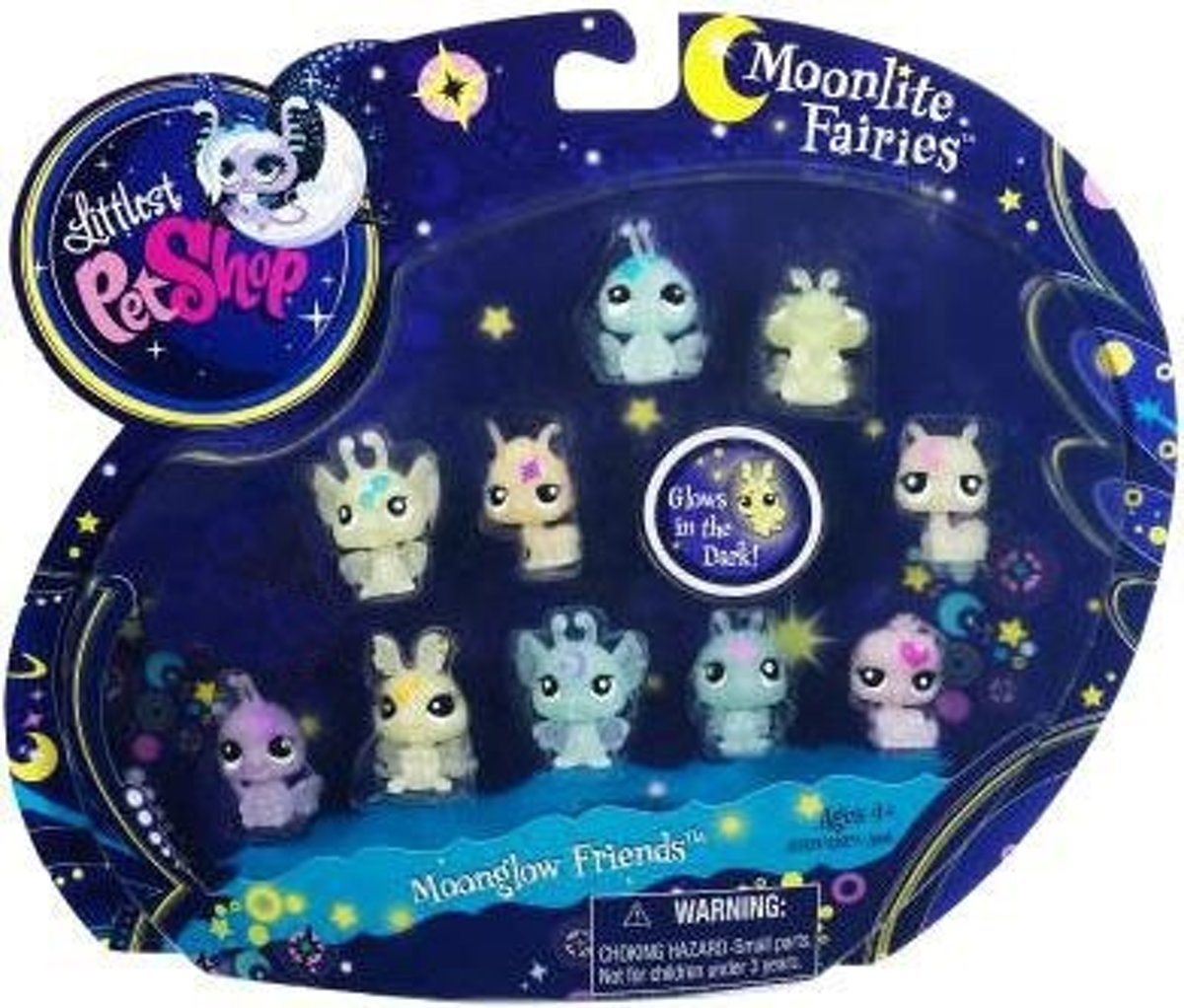 Littlest Pet Shop Moonlite Fairies Moonglow Friends