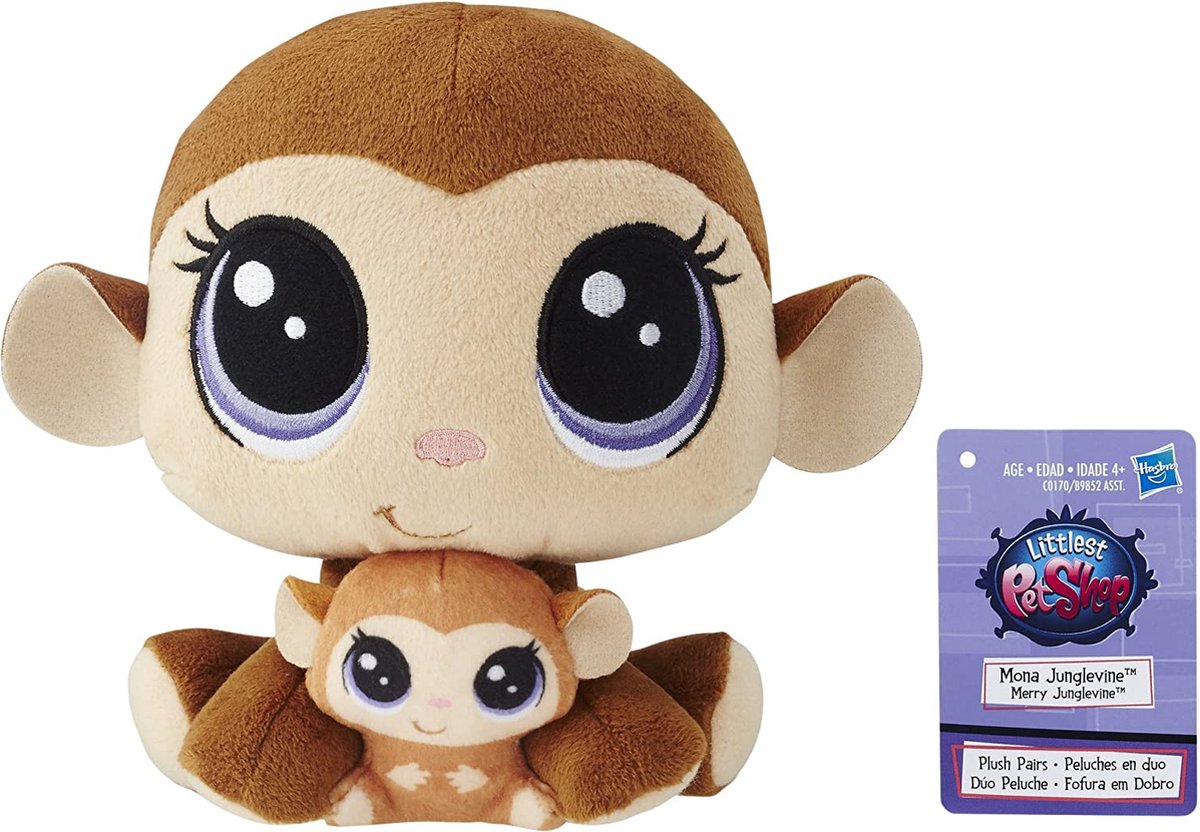 Littlest Pet Shop Plush Pairs MONA JUNGLEVINE