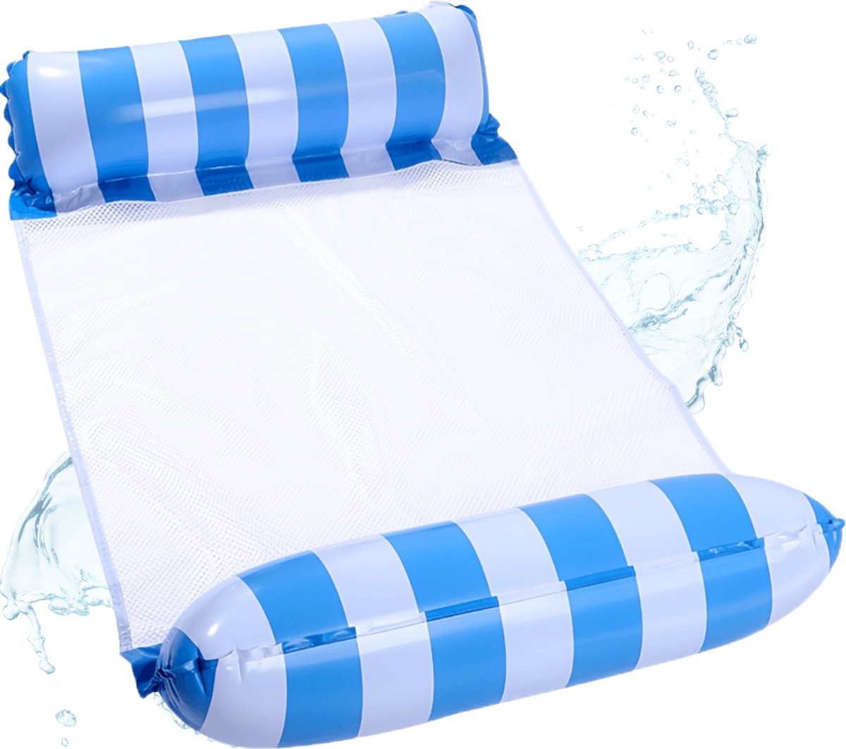   Drijfmat - Zomerspeelgoed - Waterspeelgoed - Strandspeelgoed - Zwembad - Zwemmen - Zomer - Lichtblauw