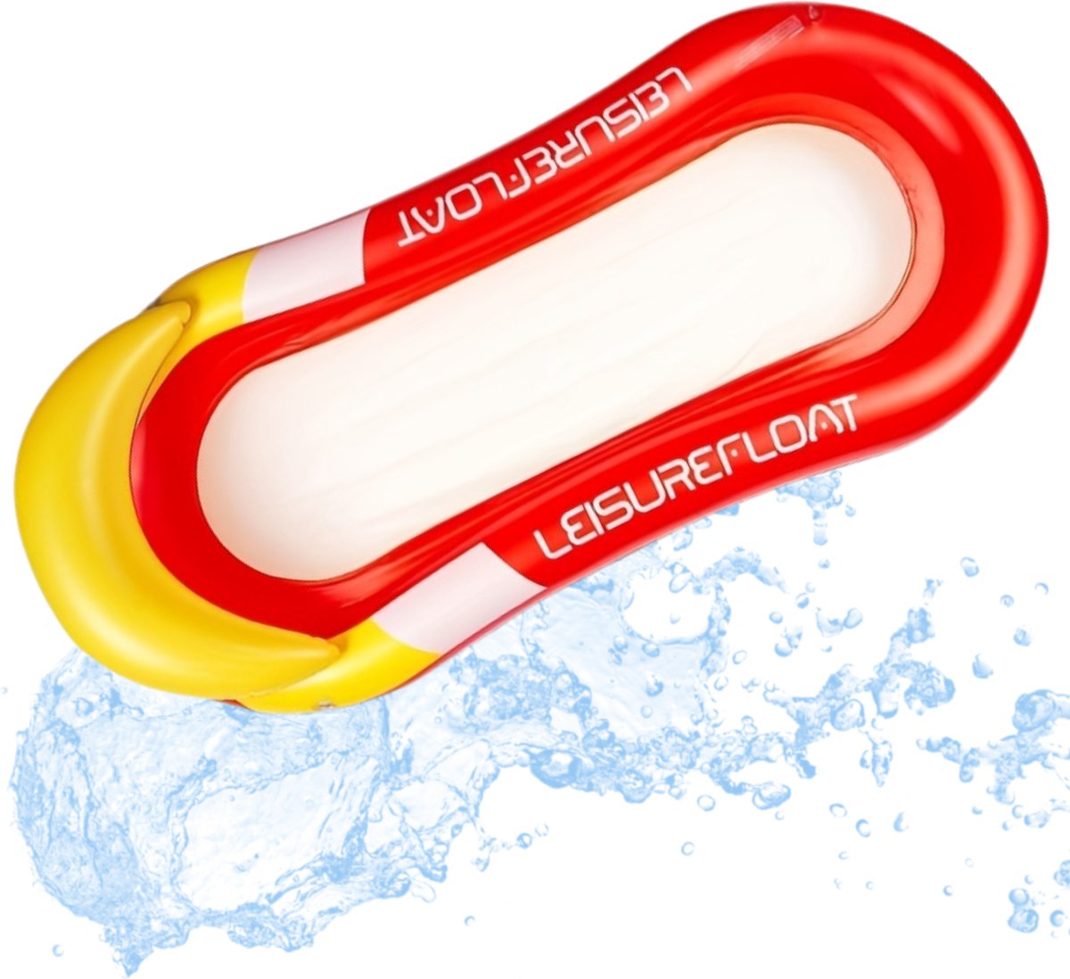   Drijfmat - Zomerspeelgoed - Waterspeelgoed - Strandspeelgoed - Zwembad - Zwemmen - Zomer - Speelgoed - Rood