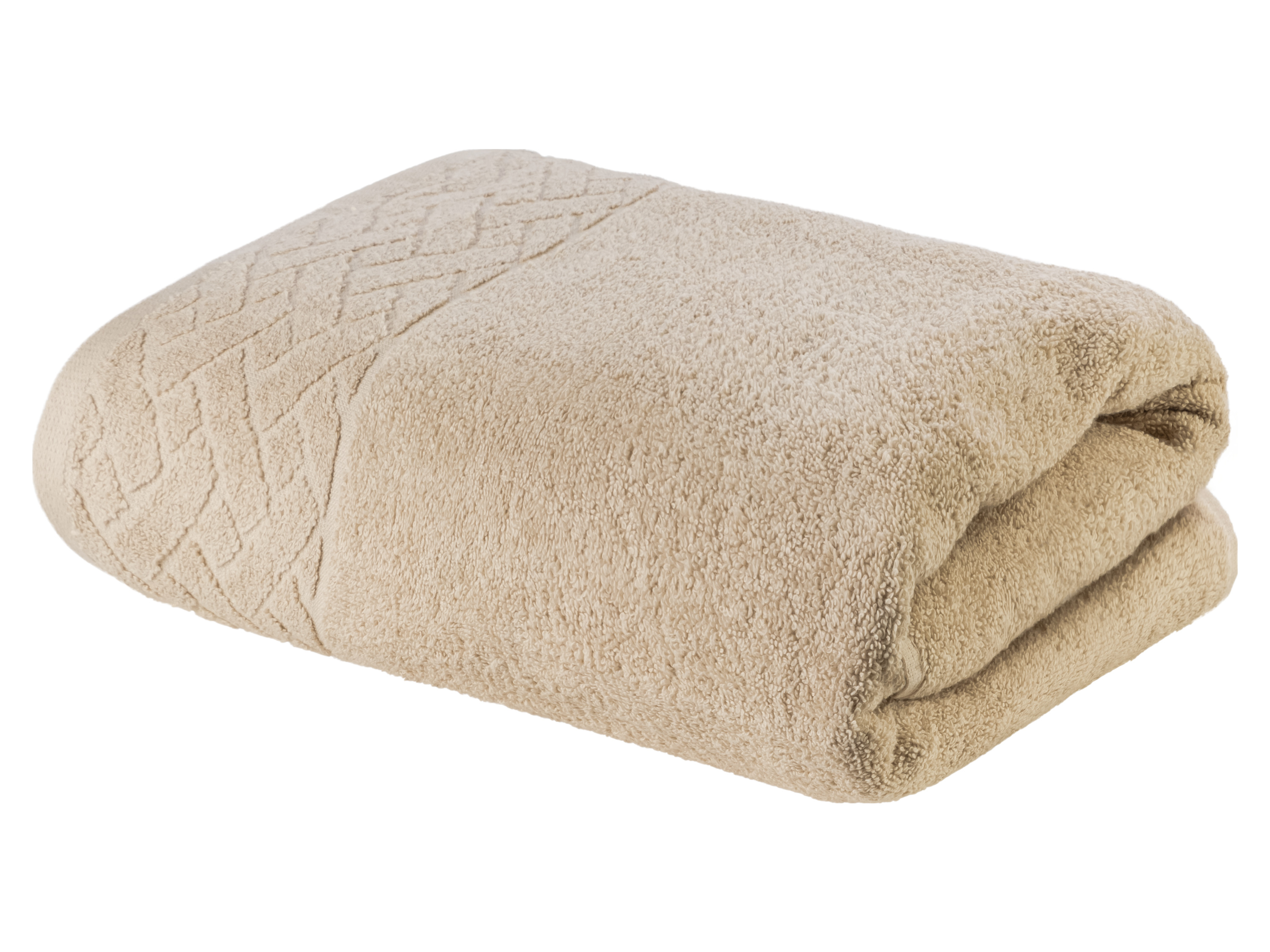 LIVARNO home Badstof badhanddoek (Beige)