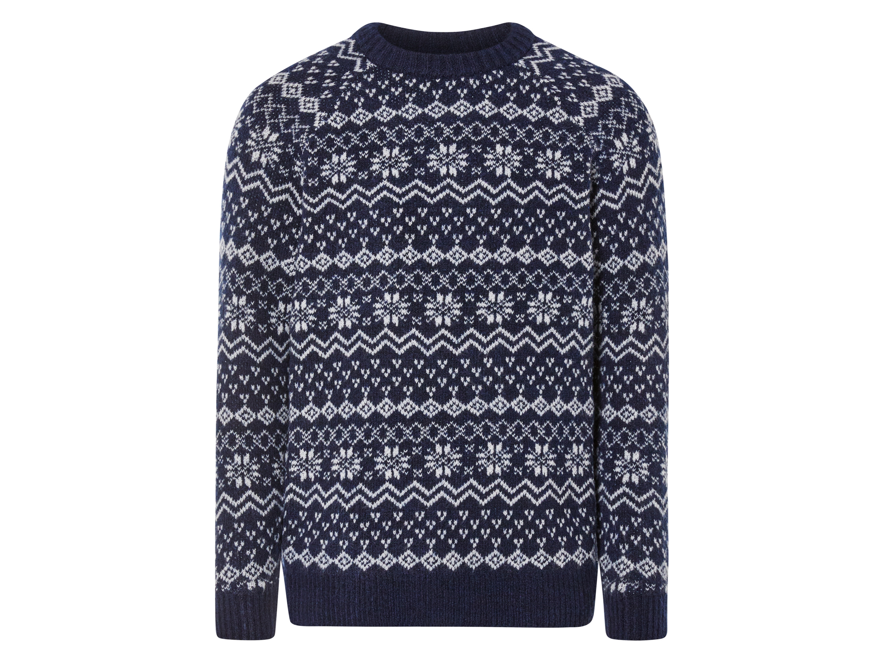 LIVERGY Heren Kersttrui (XXL (60/62), Blauw)