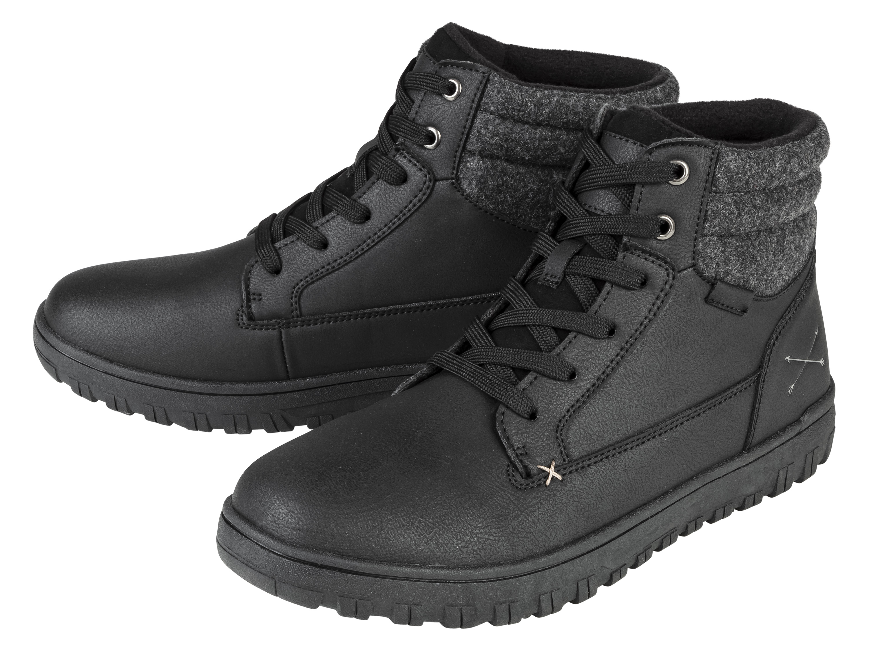 LIVERGY Heren schoenen (Zwart, 45)