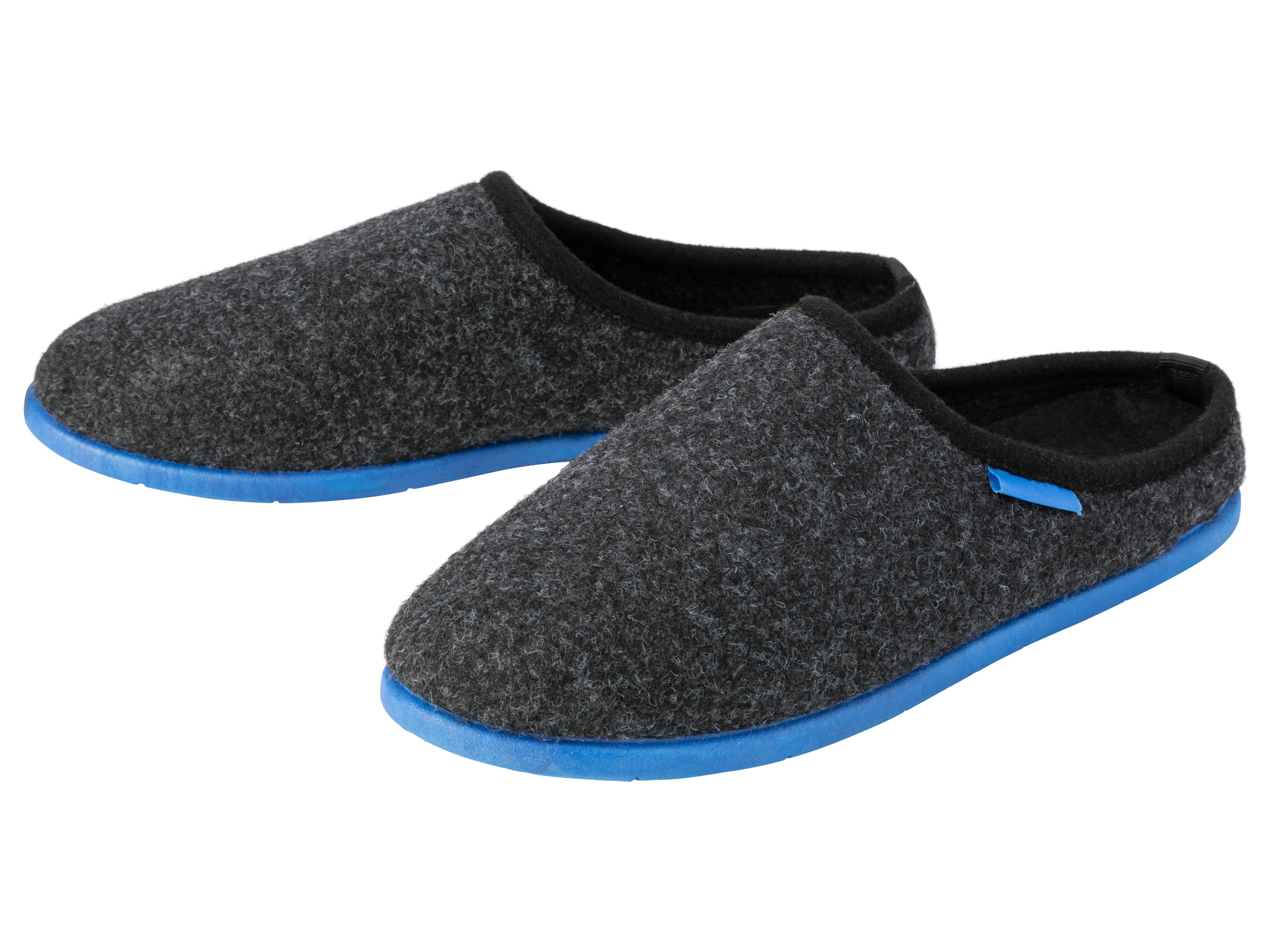 LIVERGY Herenslippers (42, Zwart)