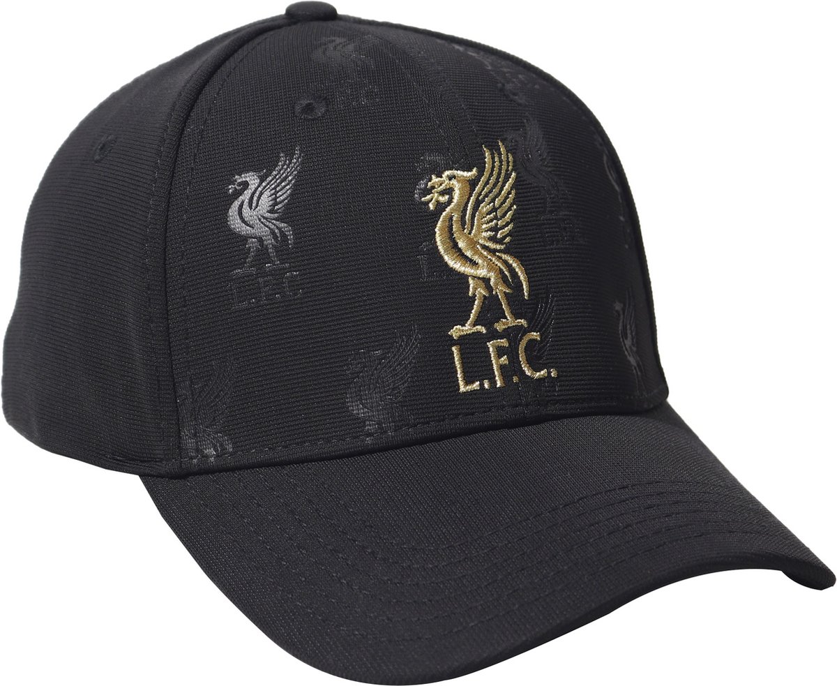 Liverpool cap SD volwassenen zwart/goud