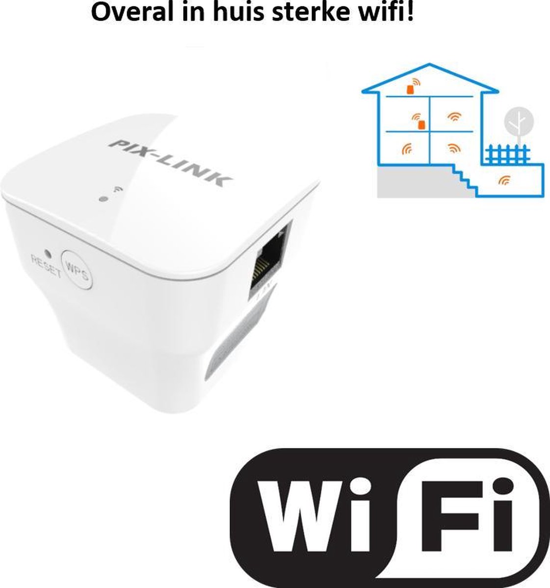 Living Needs Wifi Versterker – Wifi Repeater – Wifi Versterker stopcontact.