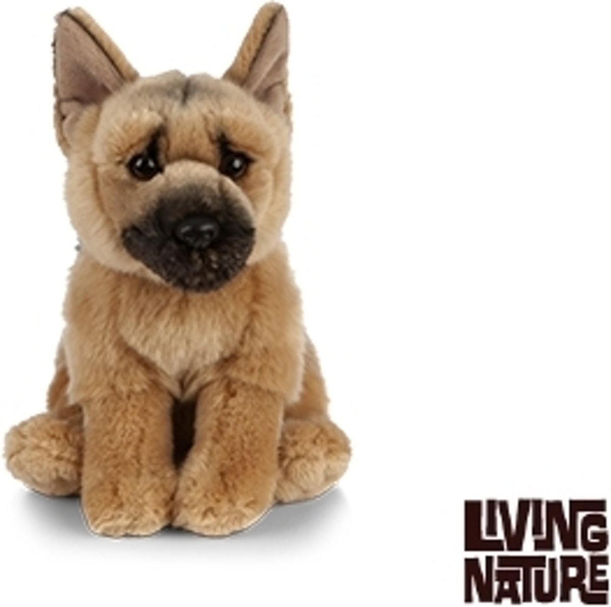 Duitse Herdershond Knuffel, 24 cm, Living Nature