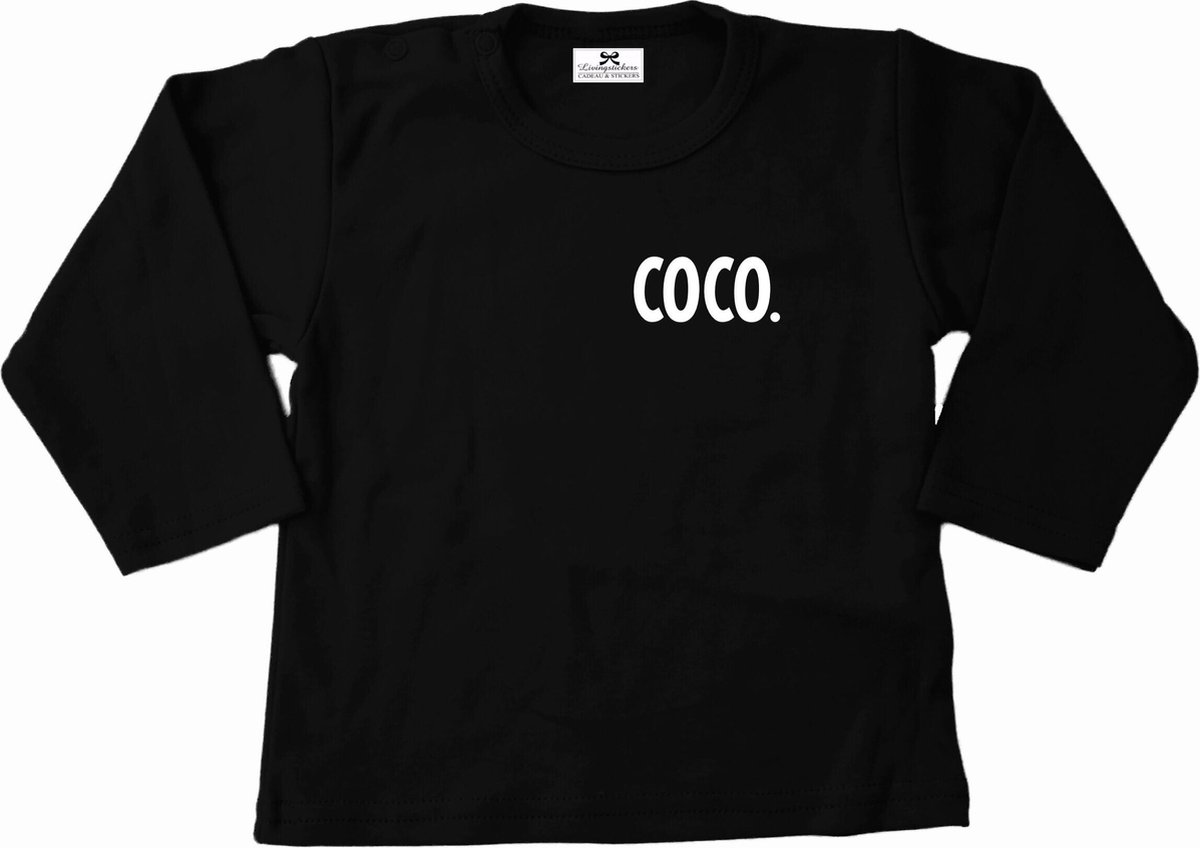 Naam shirt-Coco-naam shirt kind-Maat 62