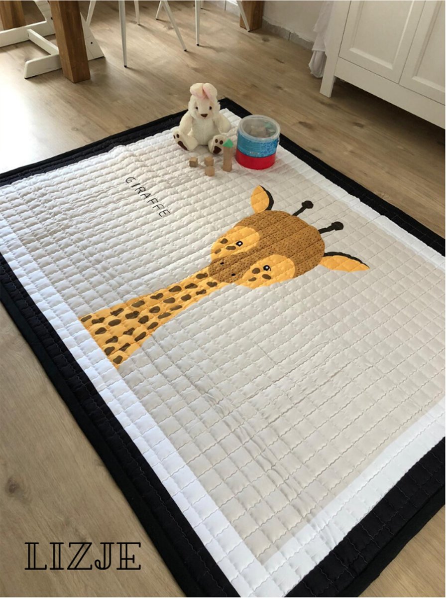   - Groot Speelkleed voor Kind en Baby - Giraffe - 150cm bij 200cm