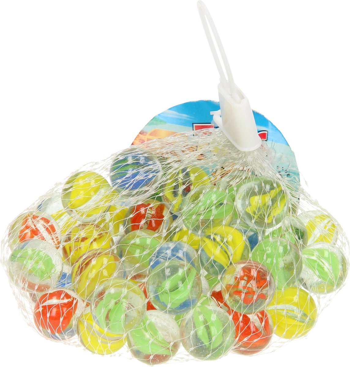 Knikkers Kattenoog Kleur, 50st