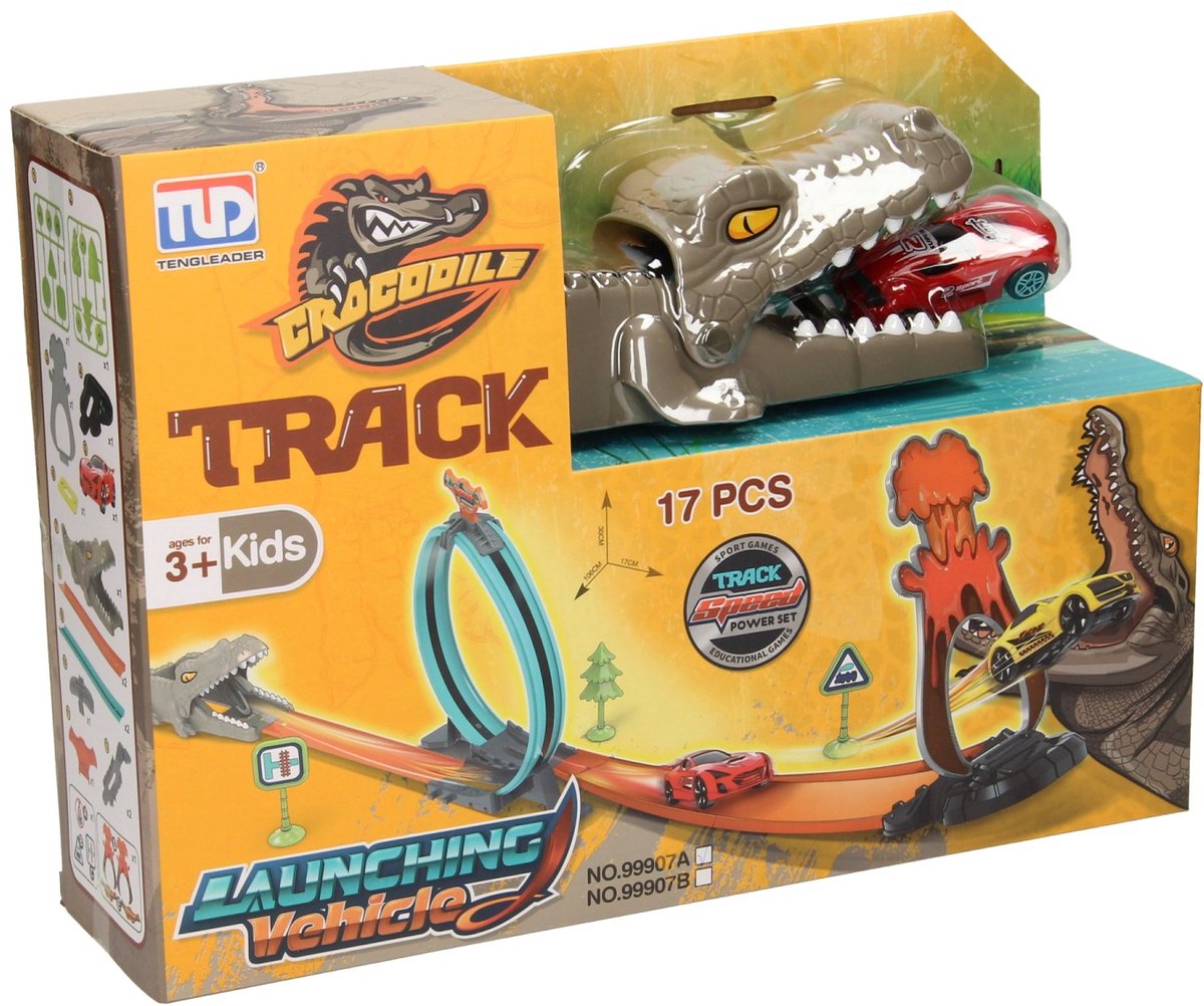 Krokodil Auto Launch Set met Looping