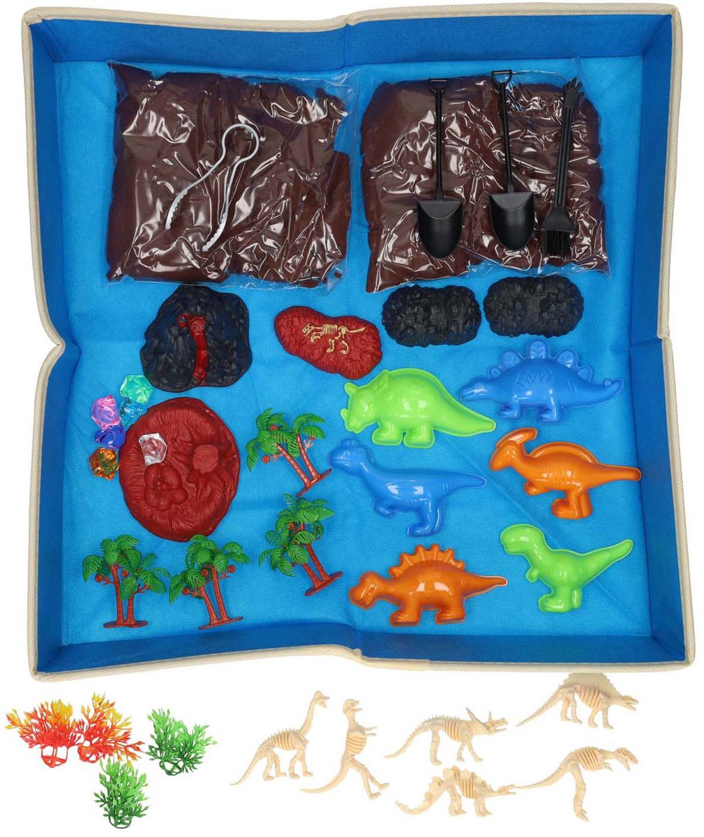 Speelzand Dinowereld met Speelmat