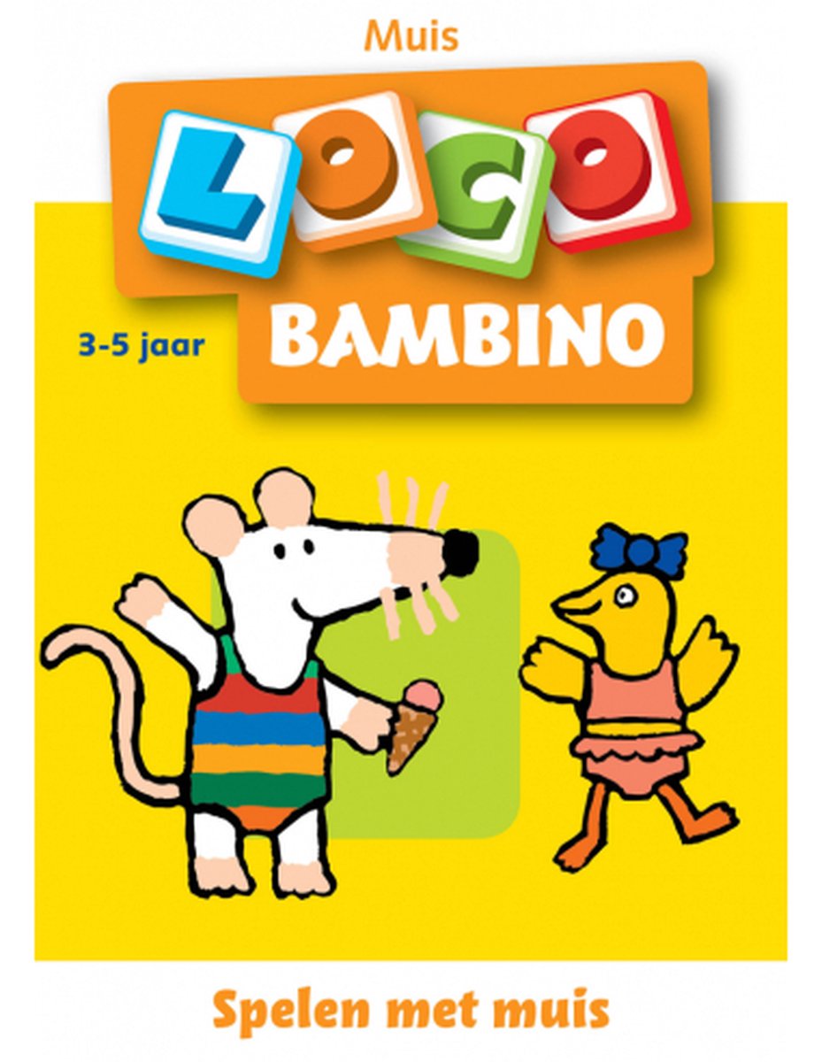 Loco Bambino - Boekje - Spelen met Muis - 3-5 Jaar