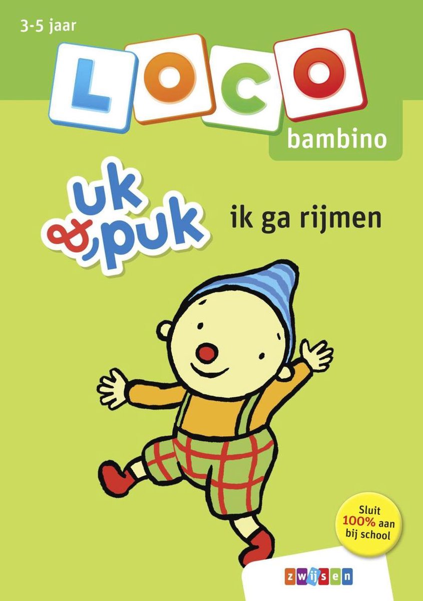 Loco Bambino - Boekje - Uk en Puk - Ik ga rijmen - 3-5 jaar