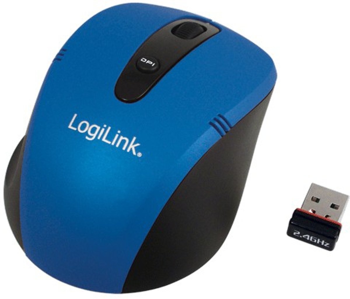 LogiLink 2.4 GHz Optical Mouse muis RF Draadloos Optisch 1000 DPI