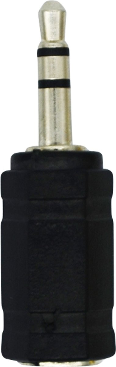 LogiLink 3.5mm/2.5mm 3.5mm 2.5mm Zwart kabeladapter/verloopstukje