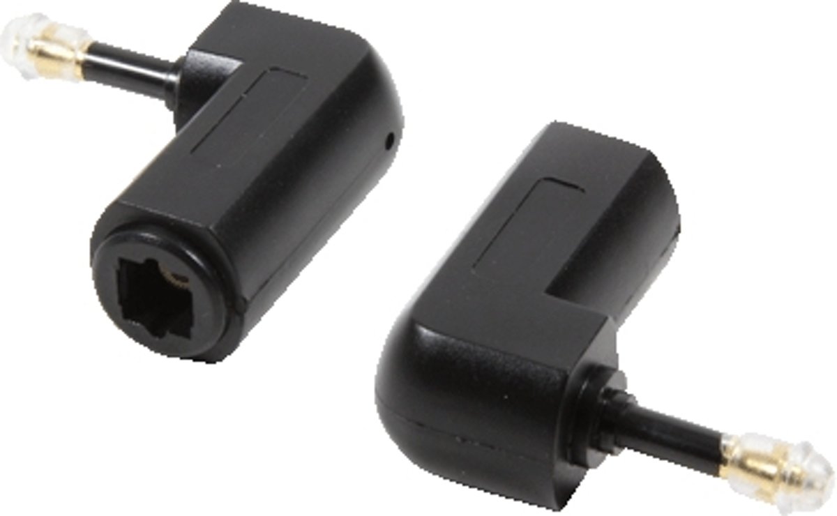 LogiLink CA1015 Toslink 3.5 mm Mini Toslink Zwart kabeladapter/verloopstukje