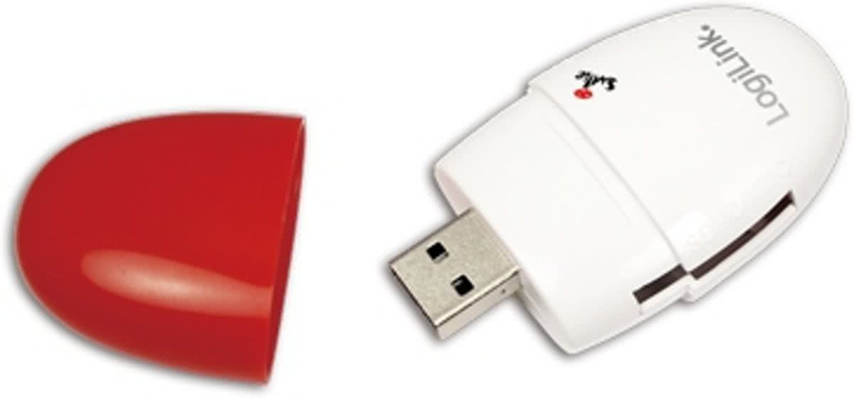 LogiLink CR0032 USB 2.0 Rood geheugenkaartlezer