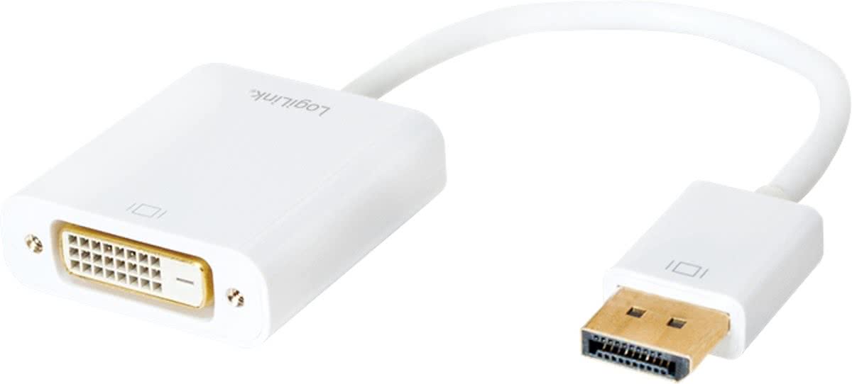 LogiLink DisplayPort 1.2 naar DVI Adapter (aktiv)