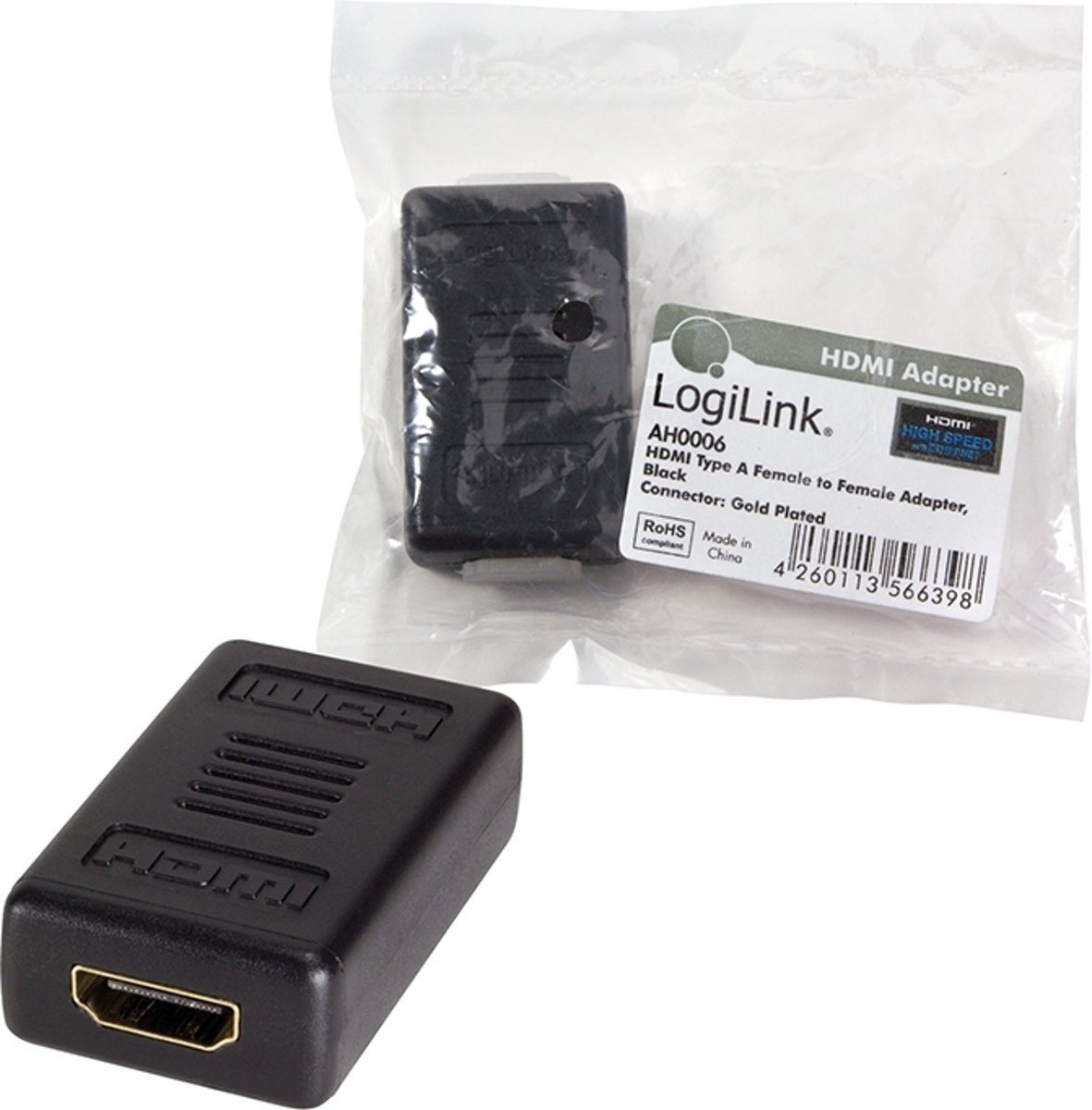 LogiLink HDMI Adapter koppelstuk Female-Female