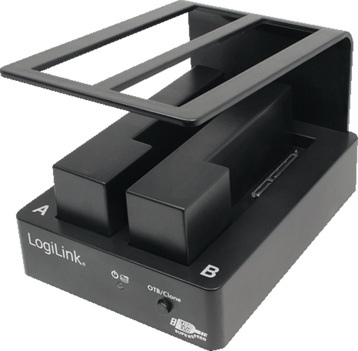 LogiLink QP0010 Zwart notebook dock & poortreplicator