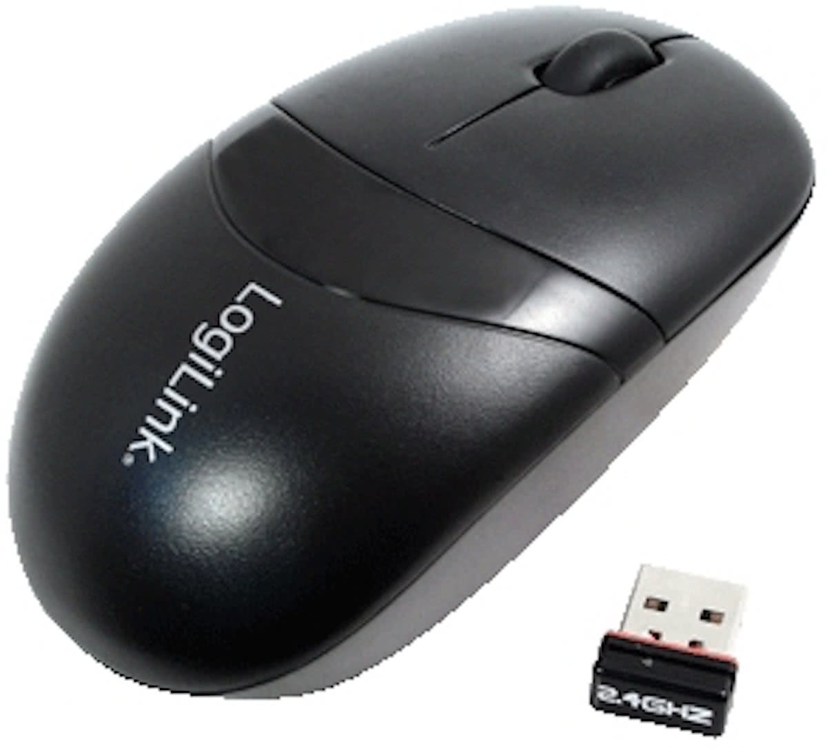 LogiLink computermuizen Optical Mini Wireless Mouse, 2.4 GHz, 1000 dpi, 6-10m, Black